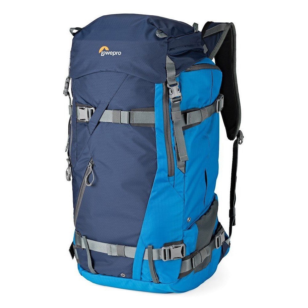 NWT Lowepro Powder Backcountry Photography Backpack in Blue - 55L
